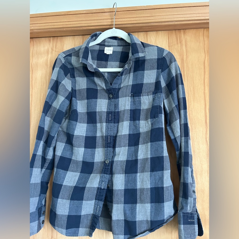 Jcrew Flannel button down shirt small